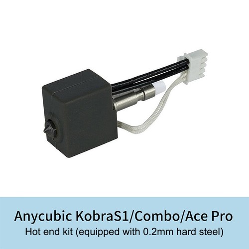 For Anycubic Kobra S1 Hotend Kit Brass Hardened Steel Nozzle For S1Combo/Ace Pro - Photo 29/32