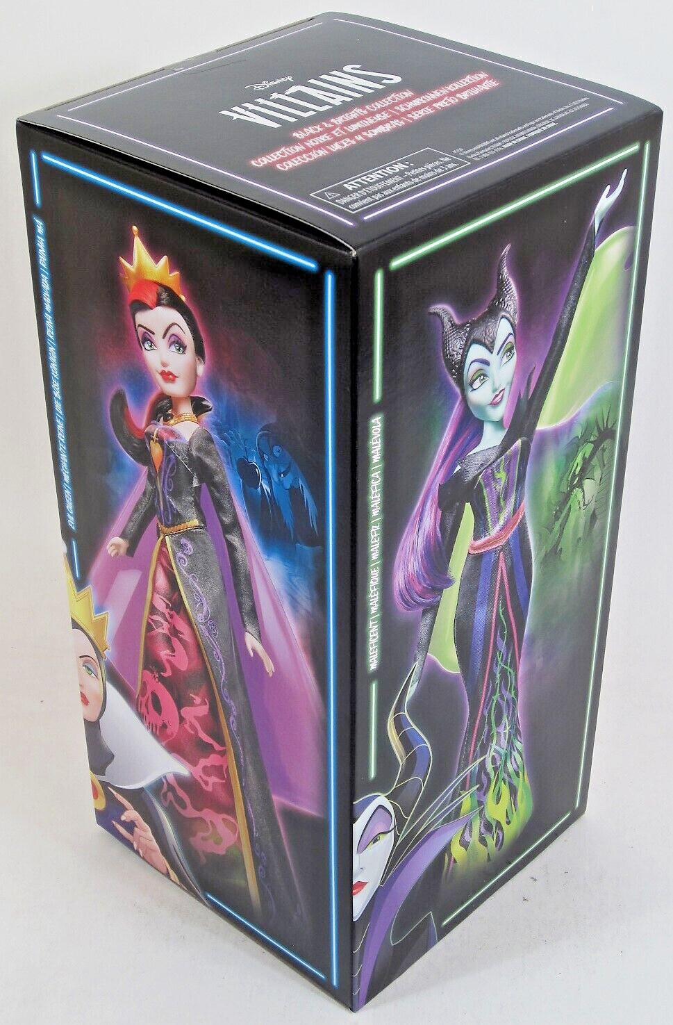 Hasbro Disney Classic VILLAINS 4-pack! Black & Brights Collection Fashion Dolls