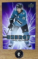 Logan Couture 2019-20 Upper Deck Series 1 Pure Energy #PE-41 San Jose Sharks