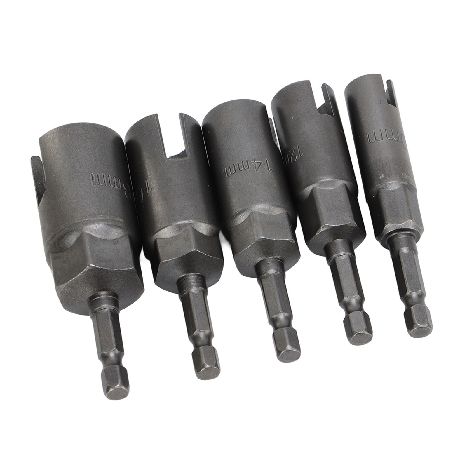 New 5Pcs 1/4inch Hex Shank Power Wing Nut Driver Slotted Wing Nut Drill