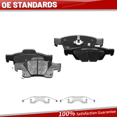 For Jeep Grand Cherokee Dodge Durango Wk W/Hardware Rear Ceramic Brake Pads Set