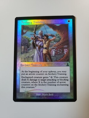 Archery Training Urza's Destiny Foil MTG  Great Condition