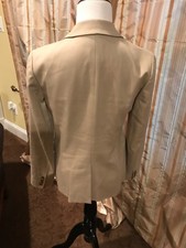 J. Crew Tan Cotton Khaki Blazer Size 2
