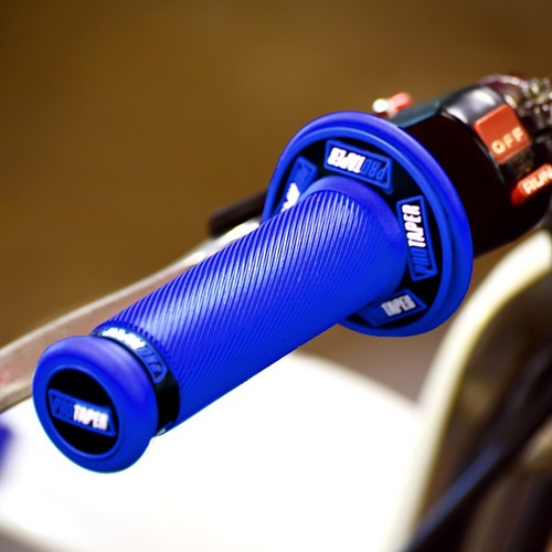 YAMAHA Blue ProTaper 7/8" Grips for Pit Dirt Bike-TTR110 YZ85 YZ125 YZ250 YZ450 - Picture 5 of 9