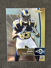 2012 Topps Finest Football  Brian Quick St. Louis Rams Rookie Card RC #126