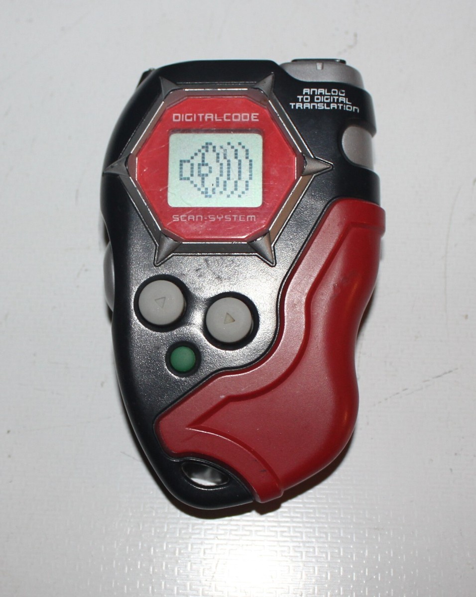 rare Digimon Frontier Digivice D-scanner / D-tector Red Black