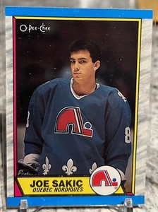 Joe Sakic 1989-90 O-Pee-Chee Rookie Card #113 OPC Quebec Nordiques