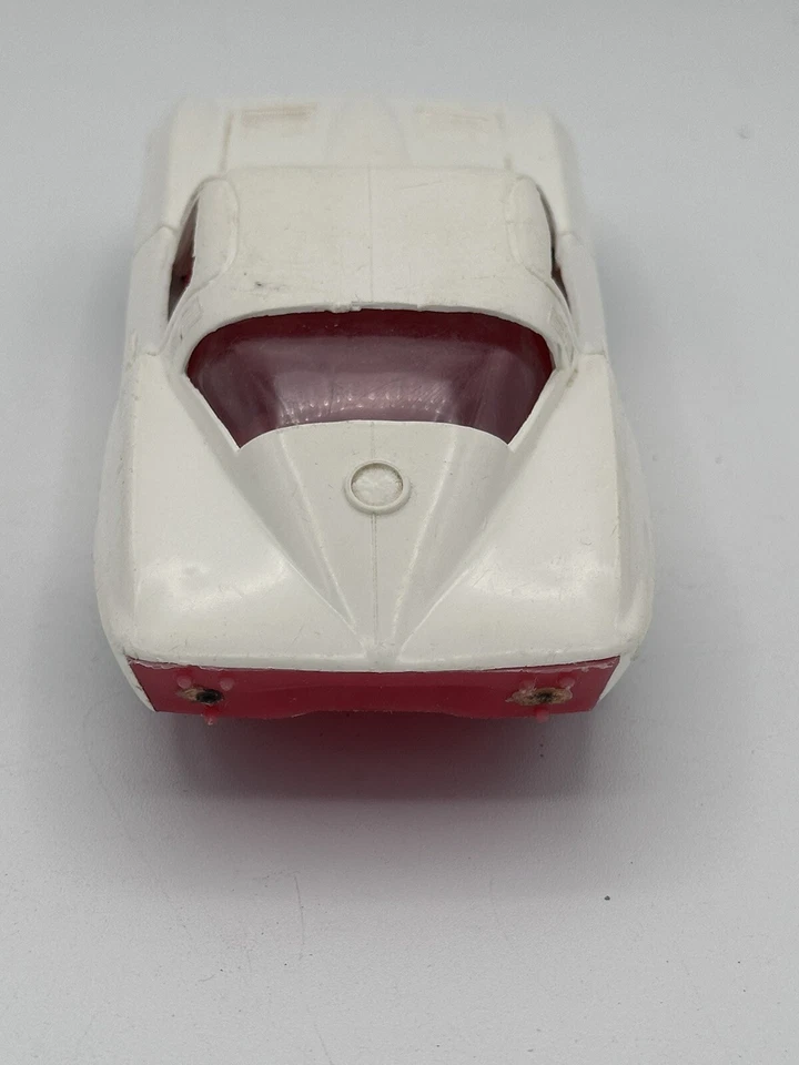 Vintage 1965 Korris Kars Chevrolet Corvette 7" White/Red Plastic - Изображение 4 из 4