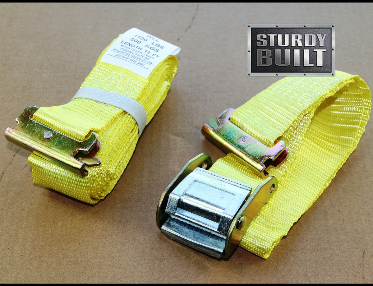 DC Cargo Mall E Track Ratchet Straps Cargo Tie-Downs, (Pack Of 2) 2 X 20 Heavy Duty - Foto 12