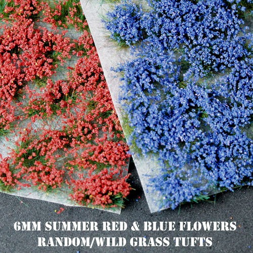 120 x 4/6 mm mechones de flores autoadhesivos - Wargaming | Base | Ferrocarriles | Terreno | Paisaje - Imagen 43 de 115