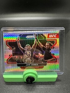 2022 Panini Prizm UFC Silver Hyper Prizm SP Jon Jones #4