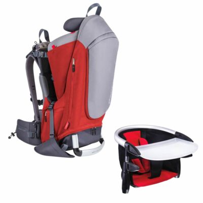 SONDERAKTION Phil&teds Escape Carrier Kindertrage - chilli + Lobster rot 