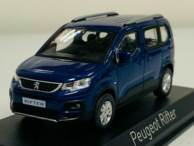 Peugeot Rifter 2018 Blue NOREV 479061 1/43 Window Trekka Metal | eBay