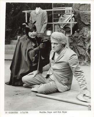 Bob Hope Martha Raye 1966 Press Photo TV Show Batman Skit  *P155b