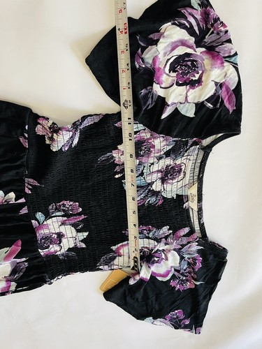 BIXBY Nomad Floral Milanie Smocked Pull On Step Into Jumpsuit Girls Stitch Fix - Picture 4 of 7