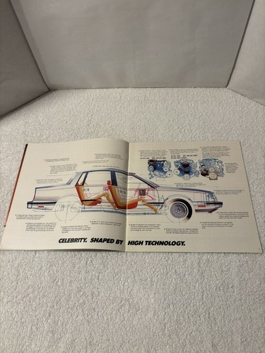 Original 1982 CHEVROLET CELEBRITY SALES BROCHURE Ad Catalog - Picture 4 of 9
