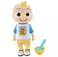 Cocomelon Deluxe Interactive JJ Doll Feed Dress Sing With Me In Hand Ships Fast