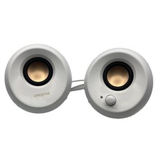 Creative Pebble White USB powered 2.0-Channel Desktop Speakers Volume Control