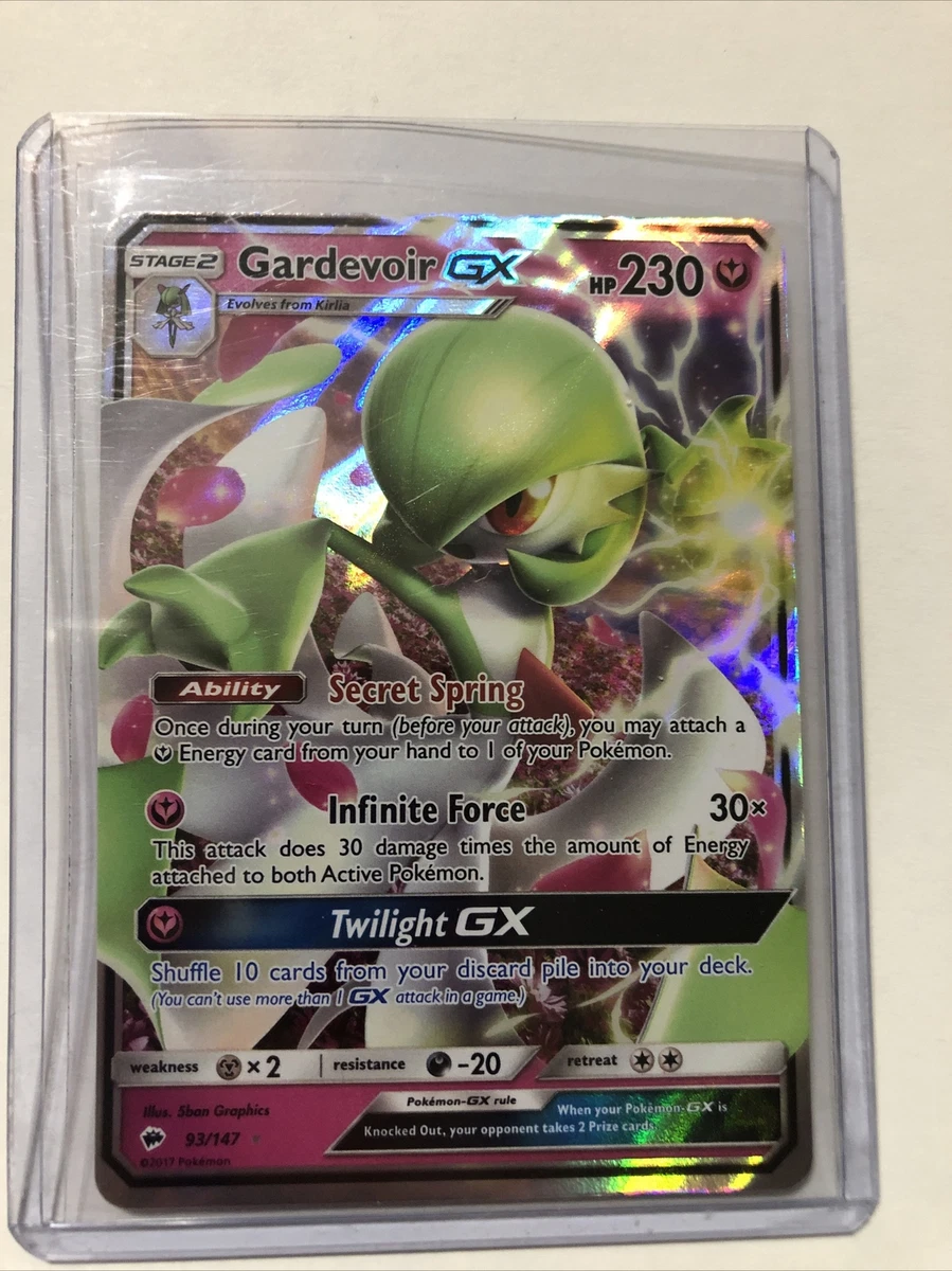 GARDEVOIR GX 93/147 NM Ultra Rare Holo Foil Pokémon Card. Free Tracked  Shipping!