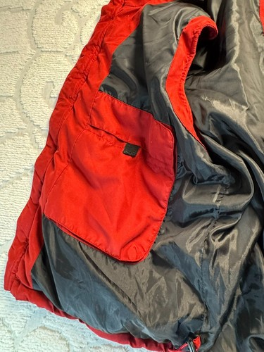 St Johns Bay Puffer Vest Mens Size XL Red Zip Front Outer & Inner Pockets Lined - Picture 14 of 17