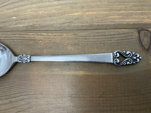 Vintage Solid Serving Spoon Symphony by Grace Stainless Steel Heavy Duty Japan - Foto 13 di 18