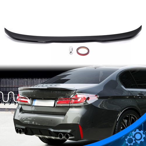 For 2017+ BMW 5-Series G30 G38 530i F90 M5 CS Style Trunk Spoiler Wing Gloss Blk