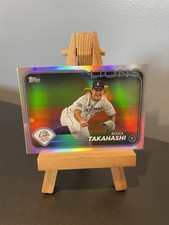 Kona Takahashi 2024 Topps NPB #120 RAINBOW Foil 142/150 Lions 高橋 光成