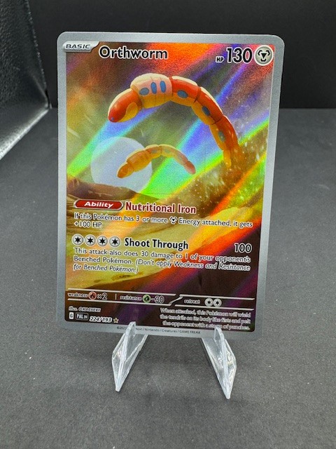 Orthworm 224/193 Illustration Rare Pokemon Paldea Evolved NM