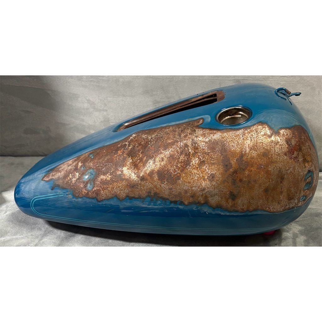 Harley-Davidson Softail Motorcycle Gas Fuel Tank Blue