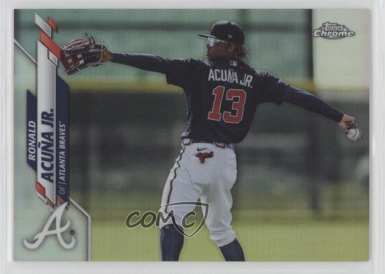 2020 Topps Chrome SP Photo Variation Ronald Acuna Jr #112