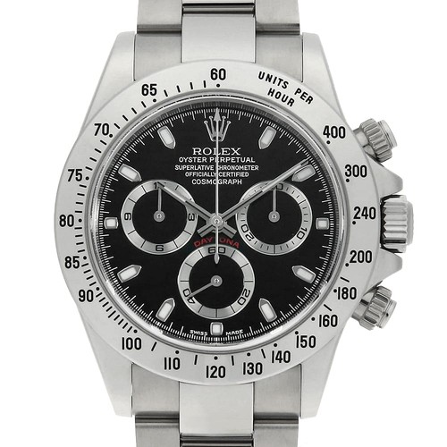 ROLEX Cosmograph Daytona 116520 black Y Number second hand mens