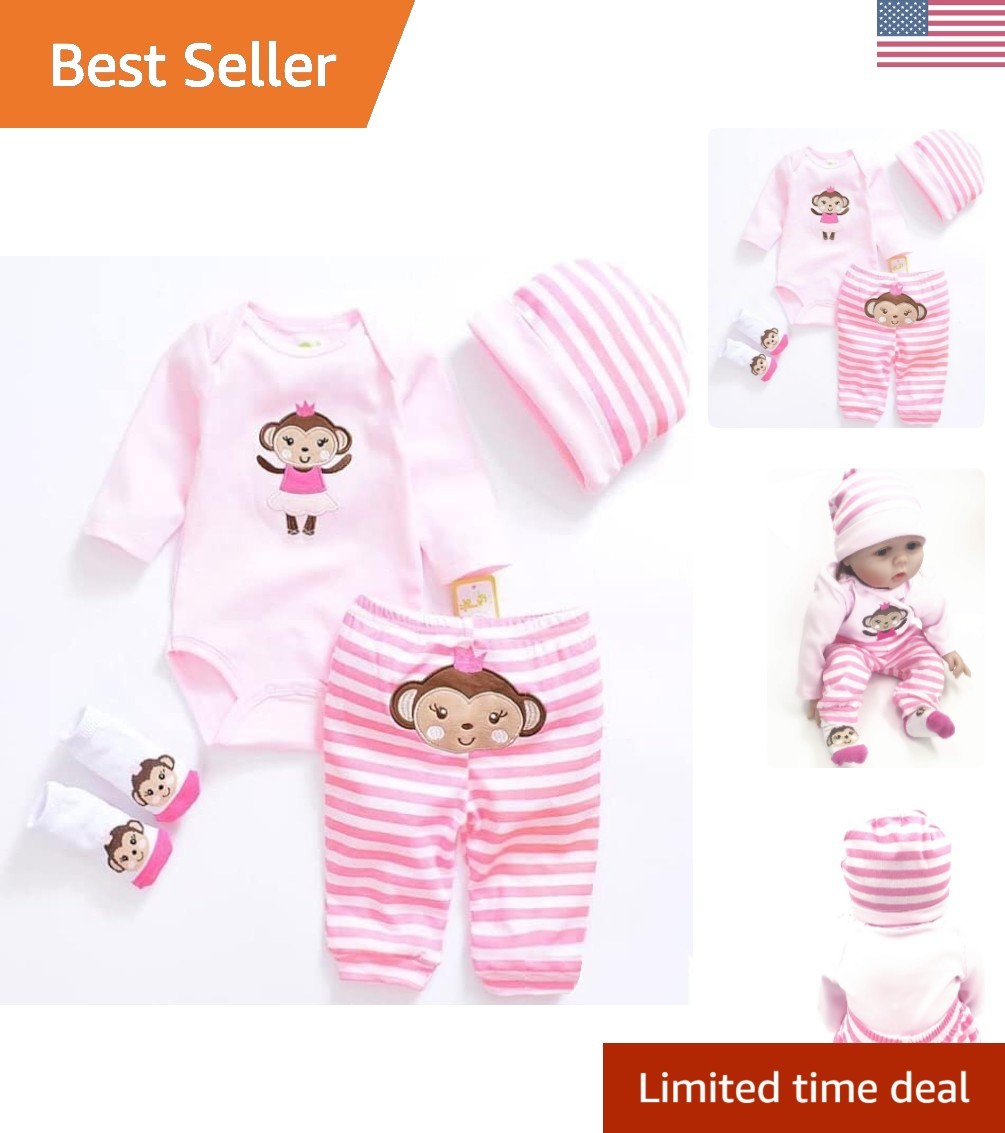 Reborn Baby Girl Doll Clothes 20-22 Inches Newborn Baby Girl