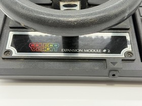 Vintage 1983 ColecoVision Expansion Module #2 Steering Wheel Controller Untested