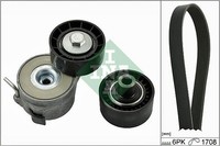 INA Keilrippenriemensatz 529 0046 10 FüR CitroËN Passend FüR Fiat Peugeot