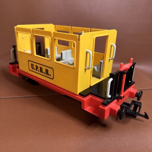 Vintage Playmobil 3958 UPRR Western Train Railway Passenger Coach G Scale 1980s