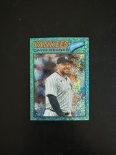 2026 Topps Heritage David Bednar #207 New York Yankees Blue Sparkle
