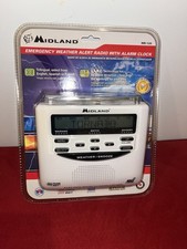 Midland WR-120 NOAA Weather Alert Radio Alarm Clock S.A.M.E. Trilingual - New