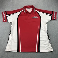 Hoyt Archery Shooter Polo Shirt Mens XL Red Get Serious Short Sleeve Performance