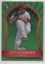 2011 Topps Finest Green Refractor 75/199 Jordan Walden #88 fm0