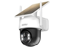 Aosu. Solar Panel Built-in Outdoor PTZ Security Camera