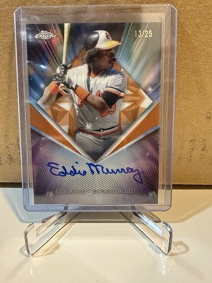 Topps Chrome 2026 Eddie Murray Orioles 75th Diamond Auto #75D-EM 13/25