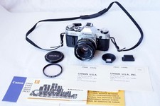 Canon AE-1 35mm Film Camera w/ FD 50mm 1:1.8 Lens Barely Used Good Working Order