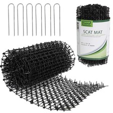 Cat Scat Mat with Spikes Digging Stopper 8 ft. Anti-cat Network Cat Strips,...