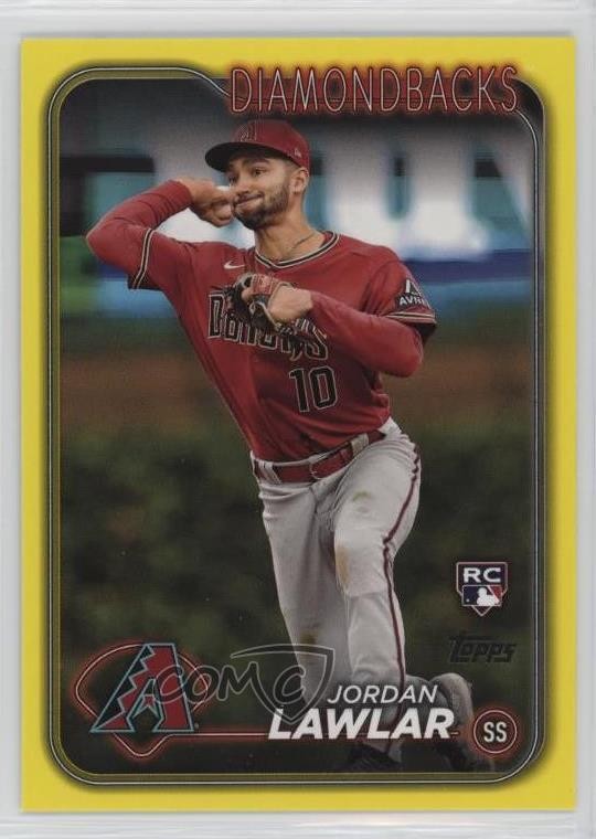 2024 Topps Series 2 Yellow Jordan Lawlar #451 0wl9