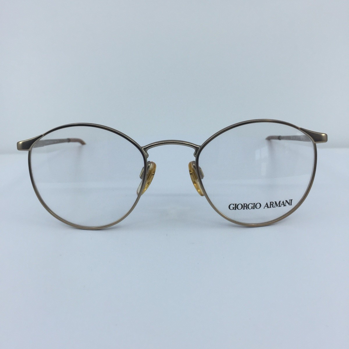 New VINTAGE Giorgio Armani 163 Eyeglasses GA 163 C. 816 Rose Gold