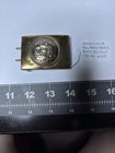 Old Venezuelan Military Brass Belt Buckle 40 MM Wide. Very Used. — photo 1