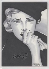 2007-08 Breygent Monroe: Shaw Family Archive 1/1 Marilyn Monroe Auto Sketch 0s3