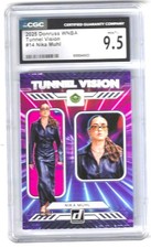 2025 Donruss WNBA Nika Muhl Tunnel Vision # 14 Graded Card CGC 9.5 Storm