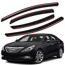 In-channel Smoke Rain Guard Window Visor Deflector For 2011-2014 Hyundai Sonata
