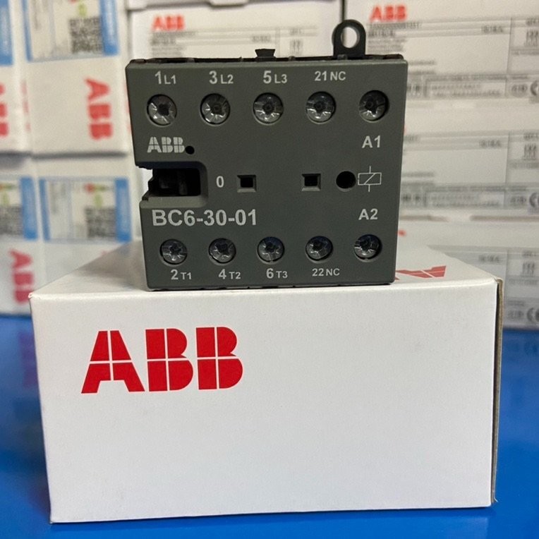 Brand New ABB BC6-30-01 24V auxiliary contacts #LJ